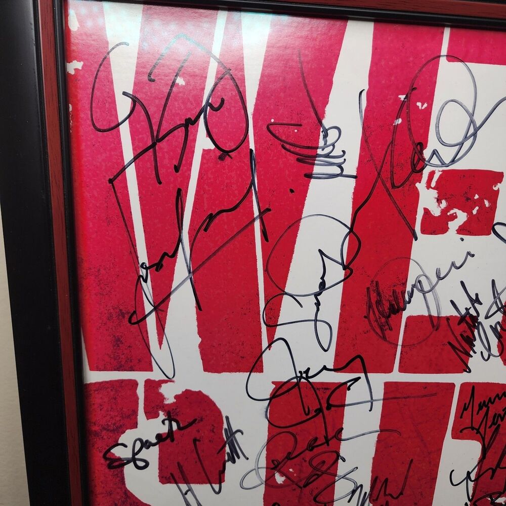 Broadway West Side Story Cast Signed Framed 2009 Olivo Cavenaugh Scaglione - Picture 5 of 13